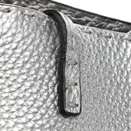 Fendi Cuoio Romano Lux Selleria Carla Shopping Tote Argento 12 of 12