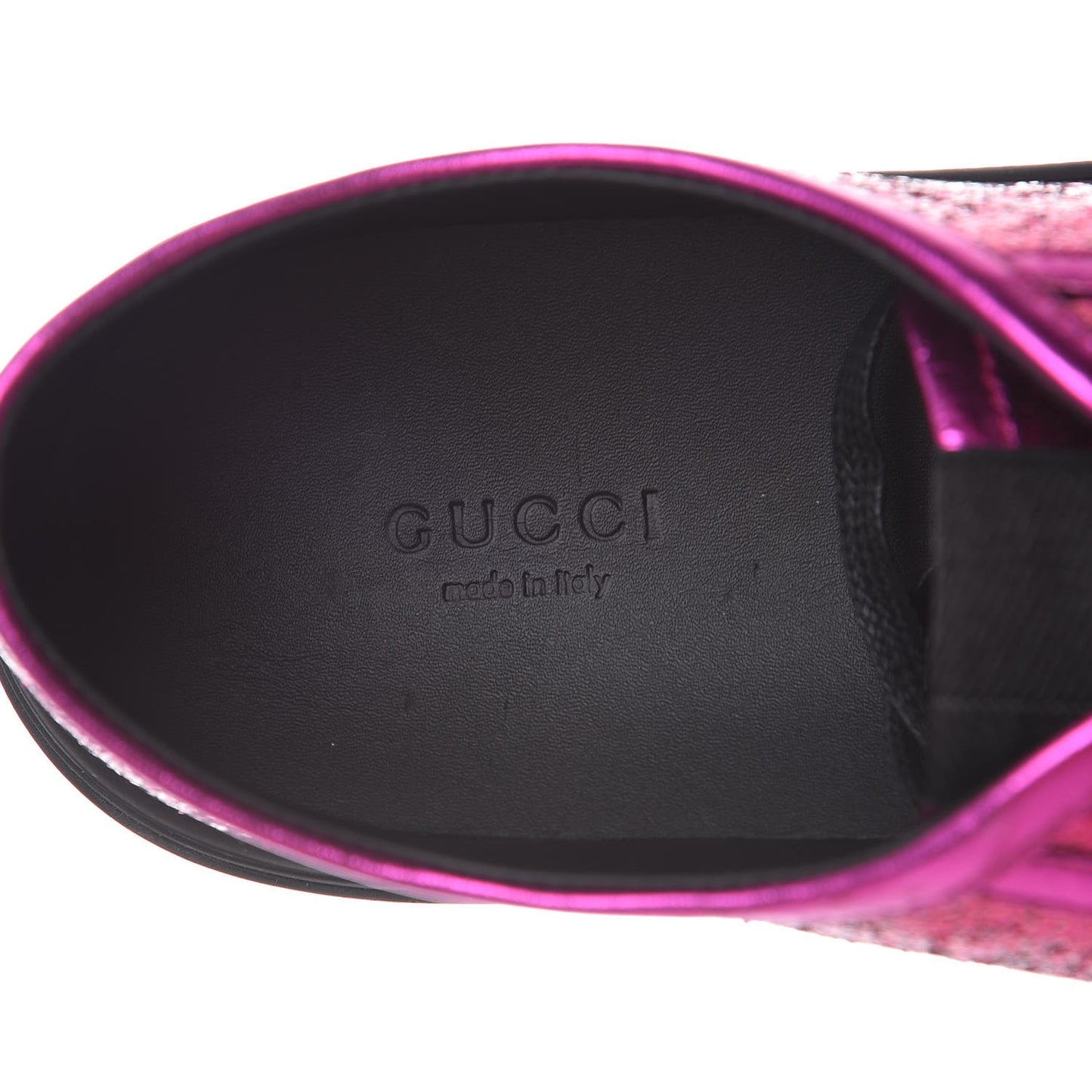 Nappa Glitter Galactica Sneakers 41.5 Fuchsia