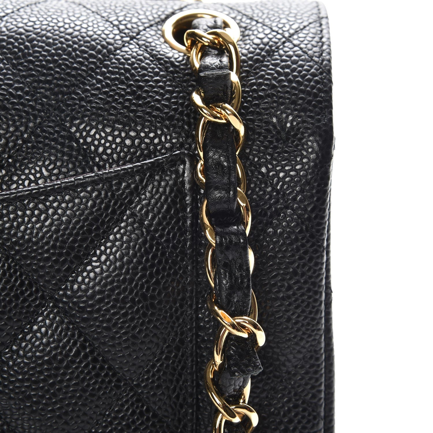 Chanel Caviar Quilted Jumbo Double Flap Black 6 of 9