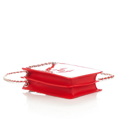 Chanel Patent Crossbody CC Phone Holder Red 4 of 7