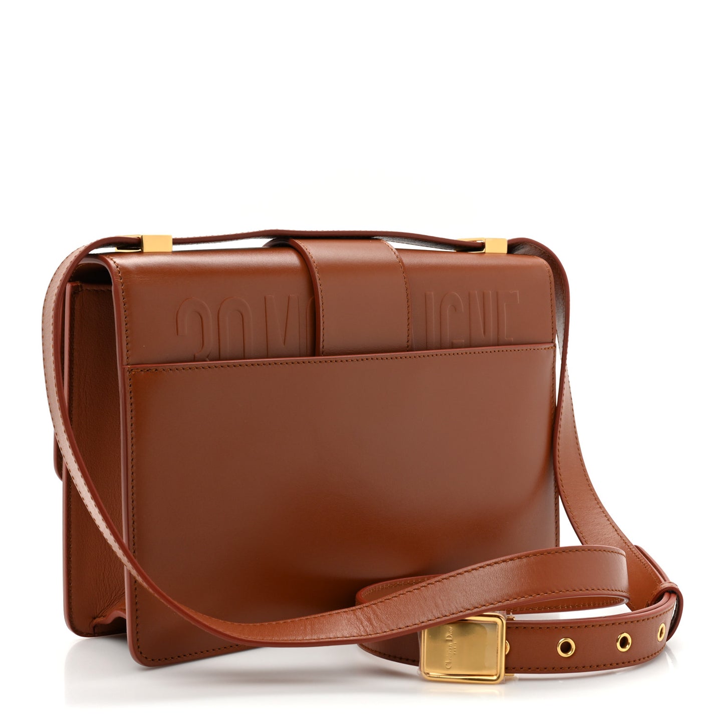 Smooth Calfskin 30 Montaigne Flap Bag Golden