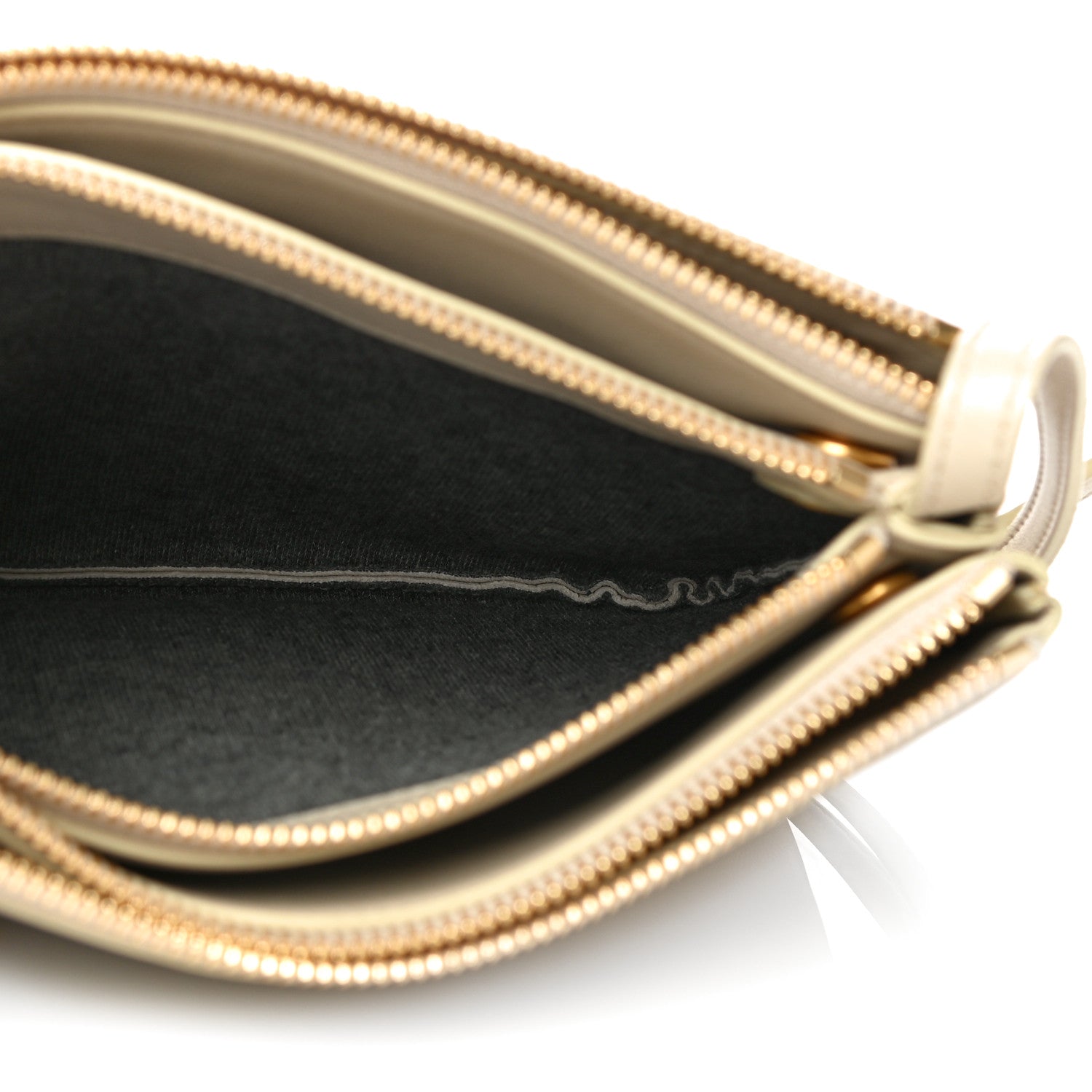 Celine Lambskin Small Trio Crossbody Bag Beige 5 of 12