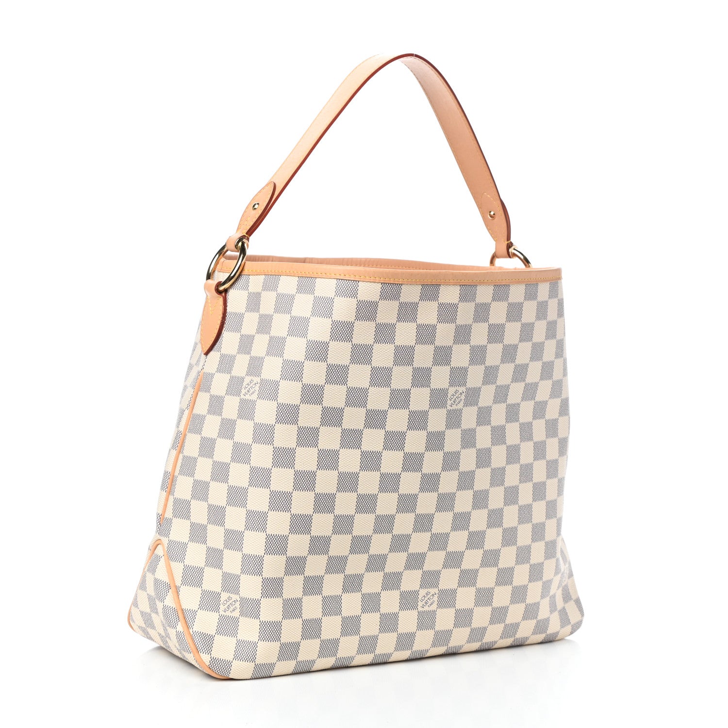 Louis Vuitton Damier Azur Delightful MM Rose Ballerine 3 of 9