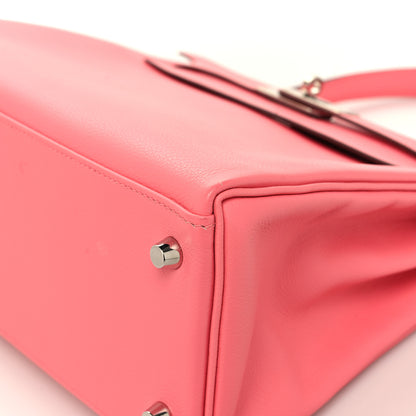 Hermes Evercolor Verso Kelly Retourne 28 Rose D'ete Terre 10 of 13