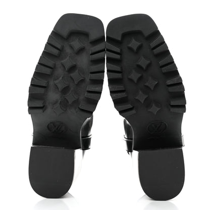 Louis Vuitton Patent Limitless Ankle Boots 37 Black 5 of 11