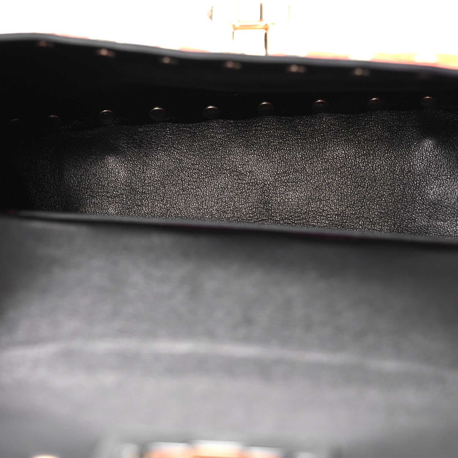Valentino Garavani Calfskin Mini Rockstud Spike Shoulder Bag Orange 5 of 11