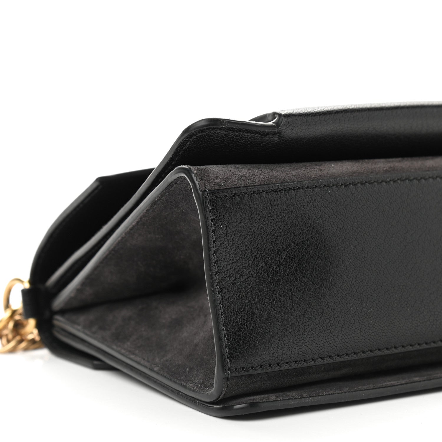 Givenchy Goatskin Suede Small GV3 Shoulder Bag Black 5 of 15