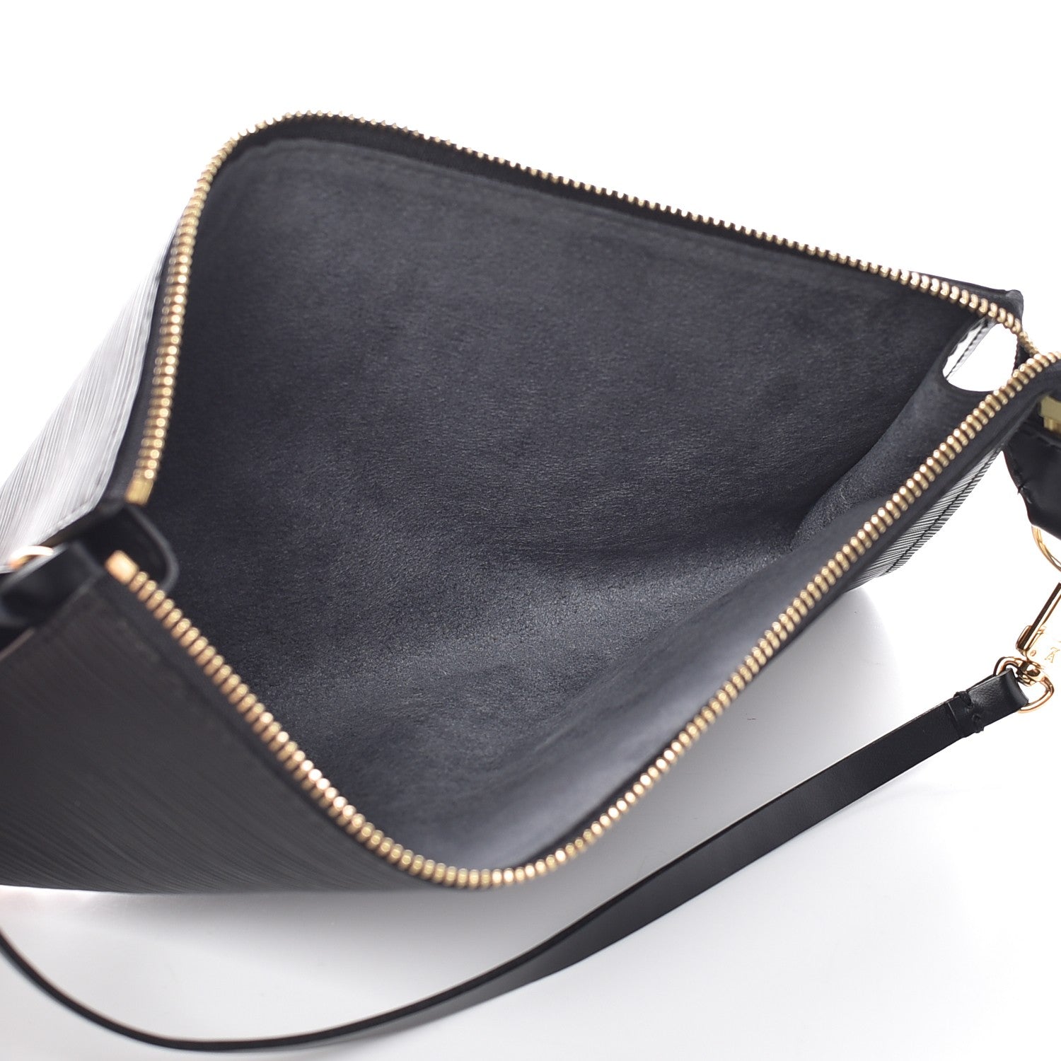 Louis Vuitton Epi Pochette Accessories 24 Black 5 of 8