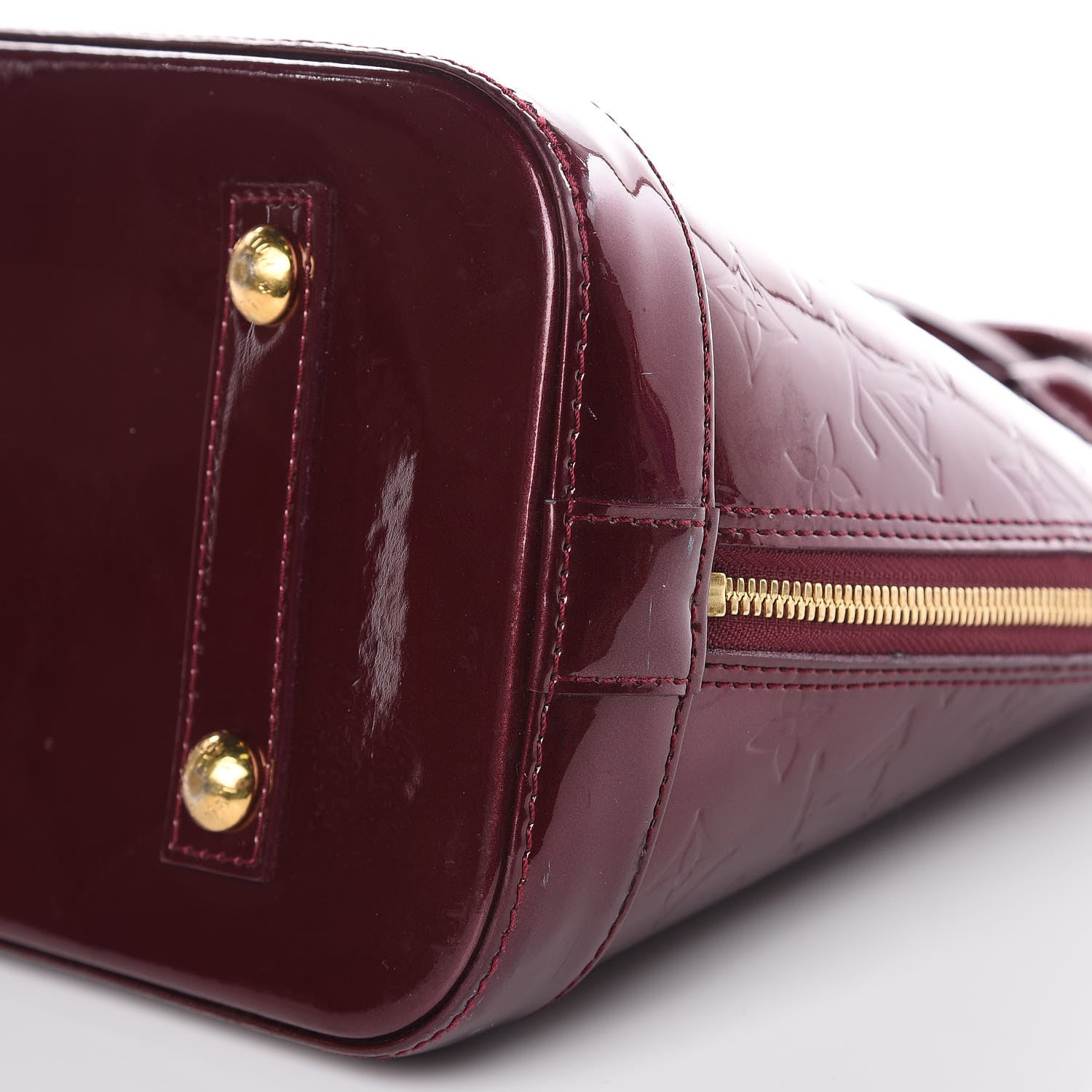 Louis Vuitton Vernis Alma PM Rouge Fauviste 9 of 11