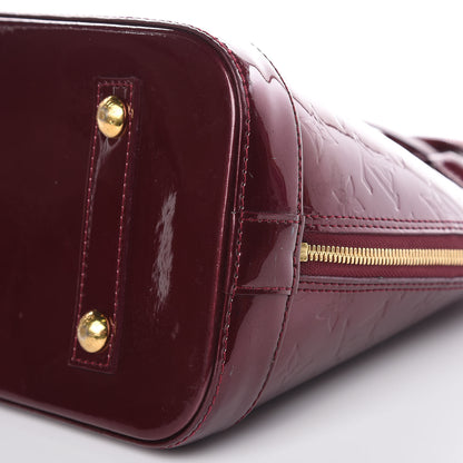 Louis Vuitton Vernis Alma PM Rouge Fauviste 9 of 11