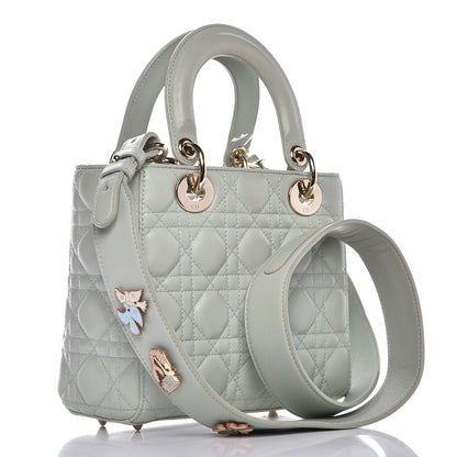 Christian Dior Lambskin Cannage Small My Lady Dior Pistachio 3 of 14