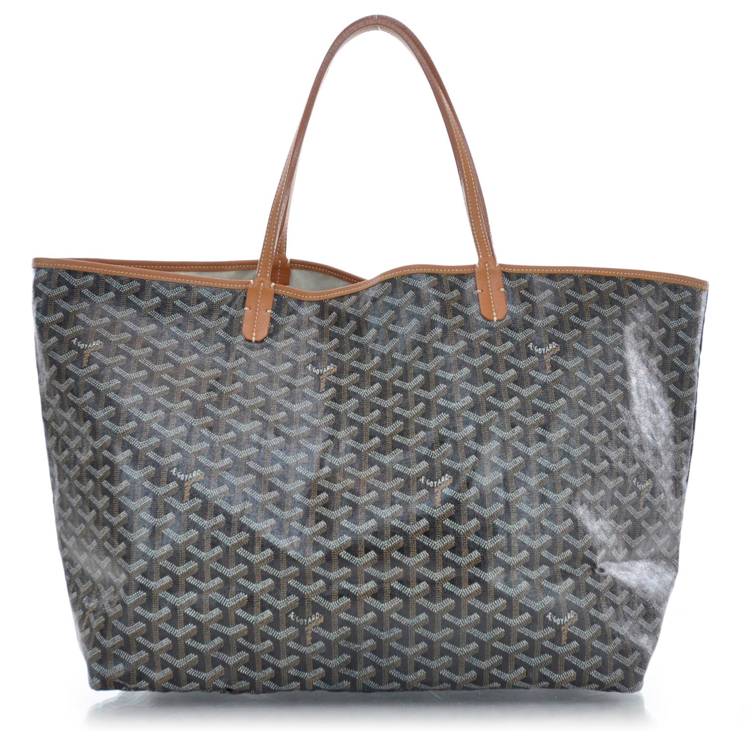 Goyard Goyardine Saint Louis GM Black Gold 1 of 10