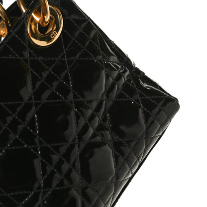 Christian Dior Patent Cannage Mini Lady Dior Black 16 of 17