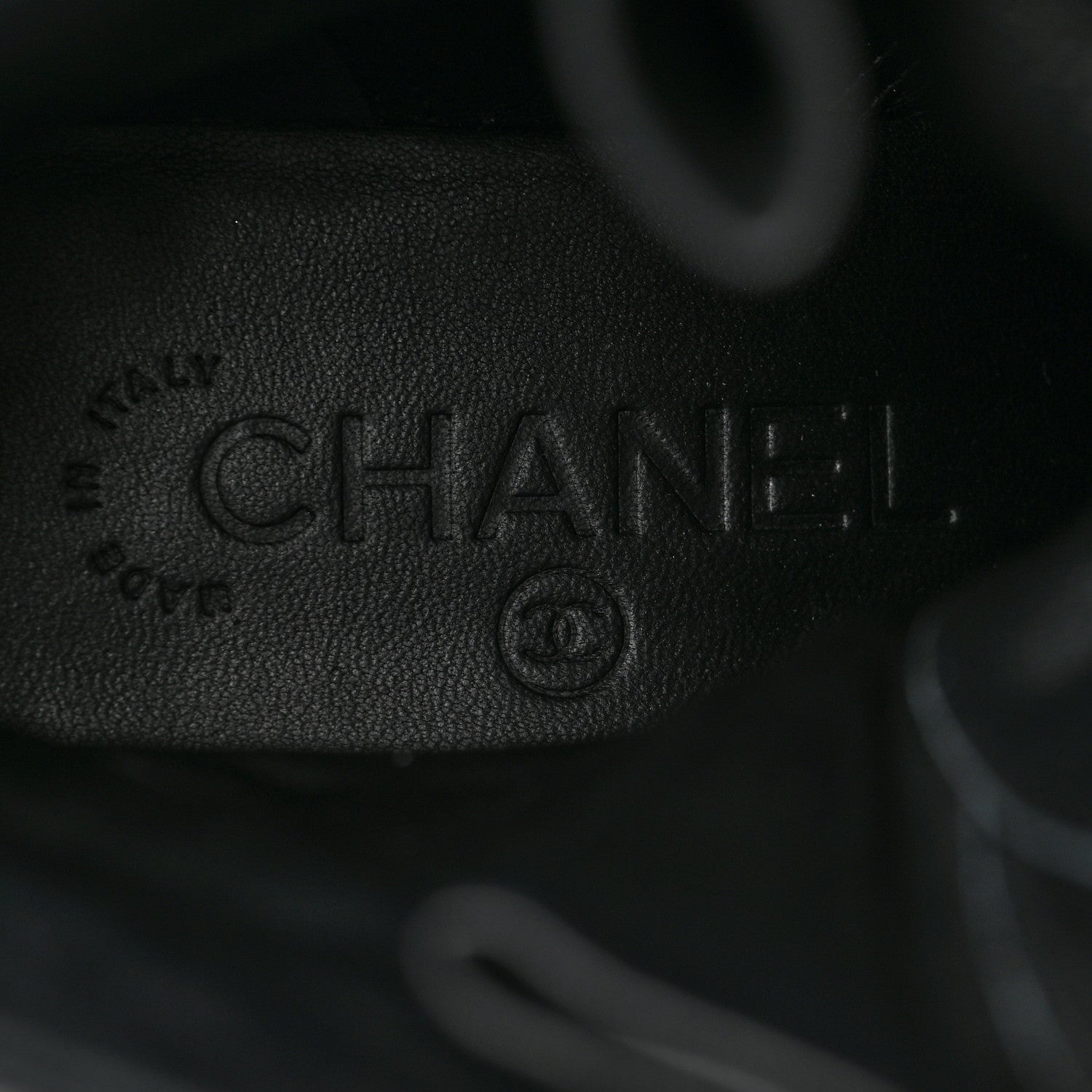 Chanel Calfskin Quilted Lace Up Combat Boots 37 Black 7 of 13