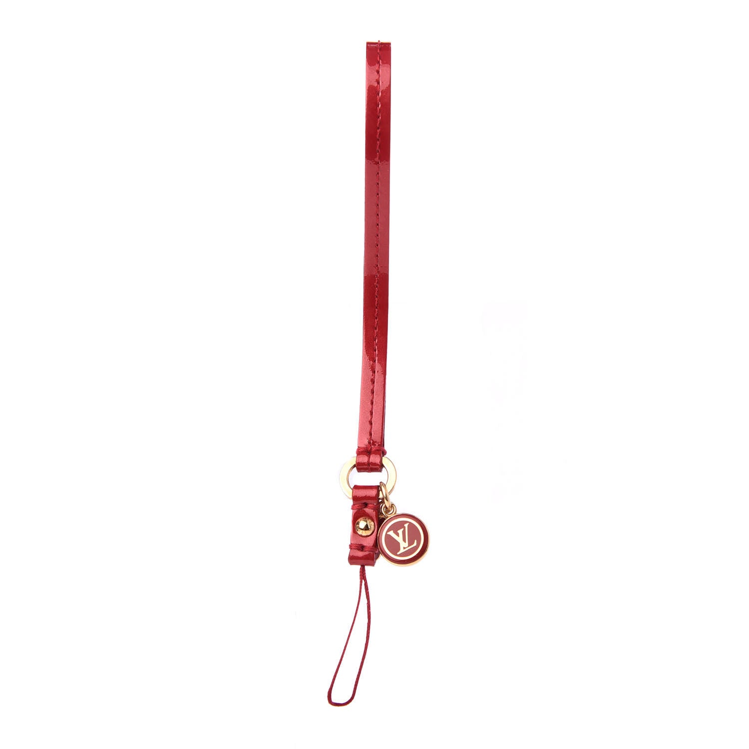 Louis Vuitton Vernis Charm Phone Strap Red 3 of 5