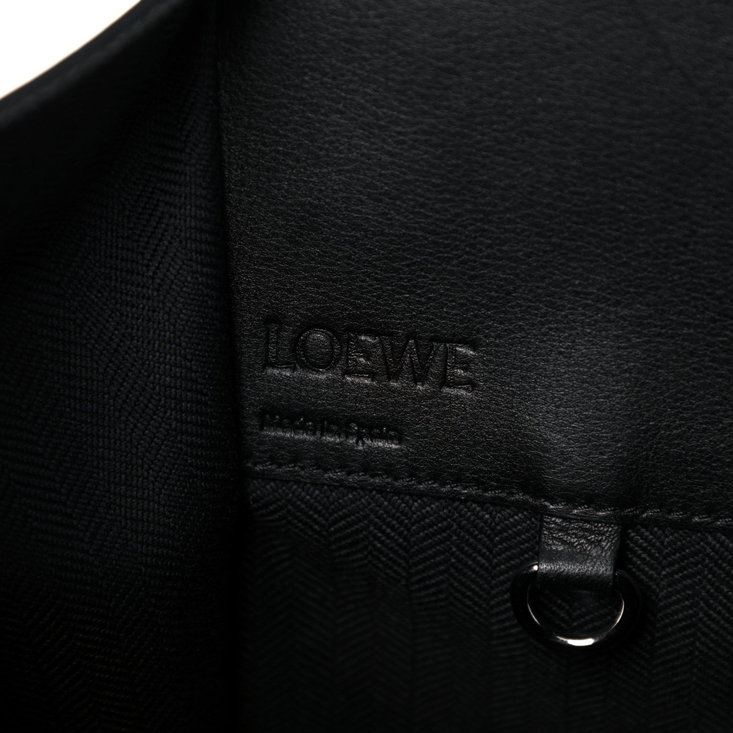 Loewe Calfskin Small Hammock Shoulder Bag Black 6 of 19