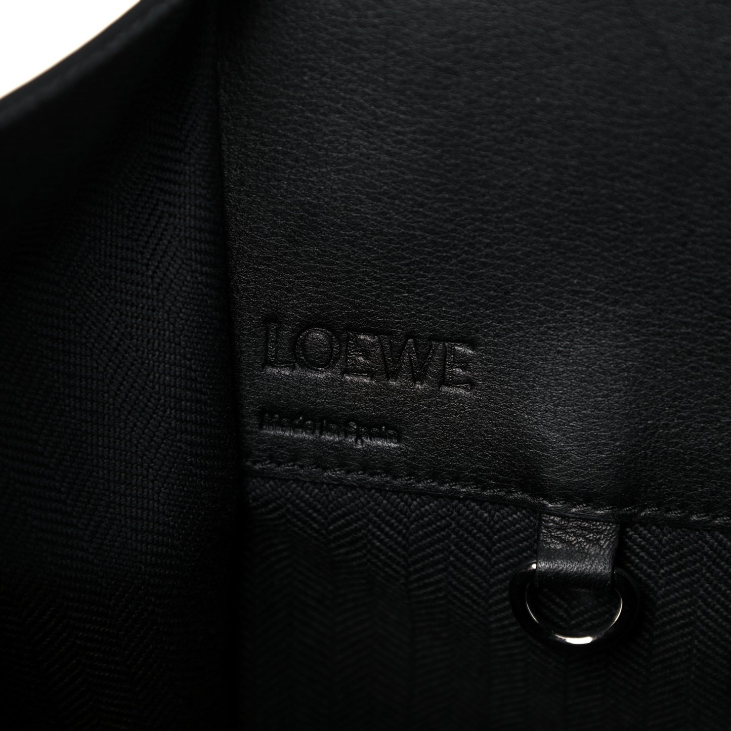 Calfskin Small Hammock Shoulder Bag Black