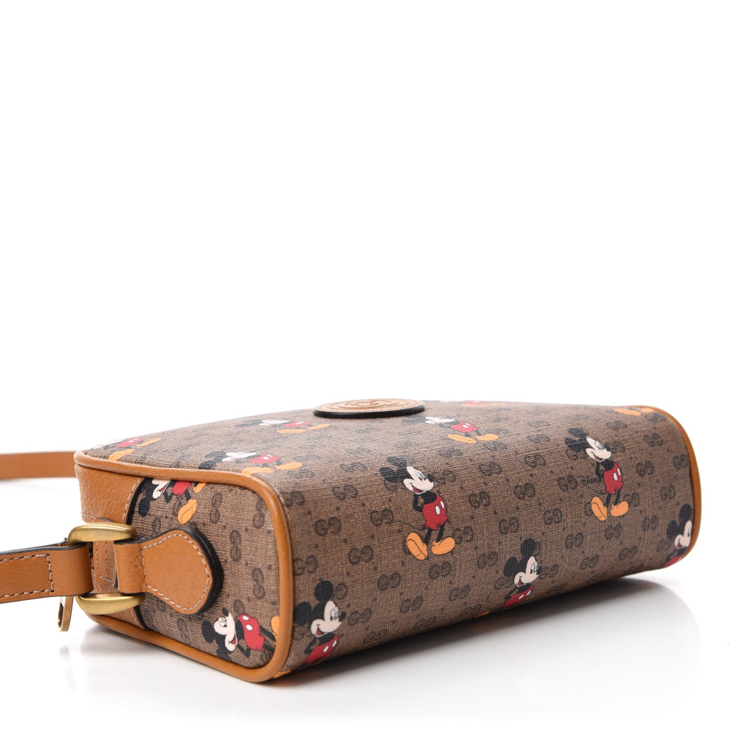 Gucci X DISNEY Mini Vintage GG Supreme Monogram Mickey Mouse Shoulder Bag Beige Vintage Sun Oil 4 of 11
