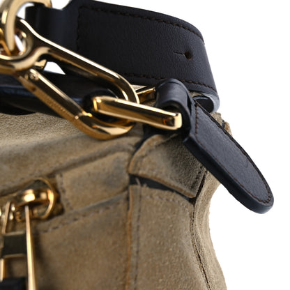 Loewe Suede Medium Puzzle Bag Gold 13 of 16