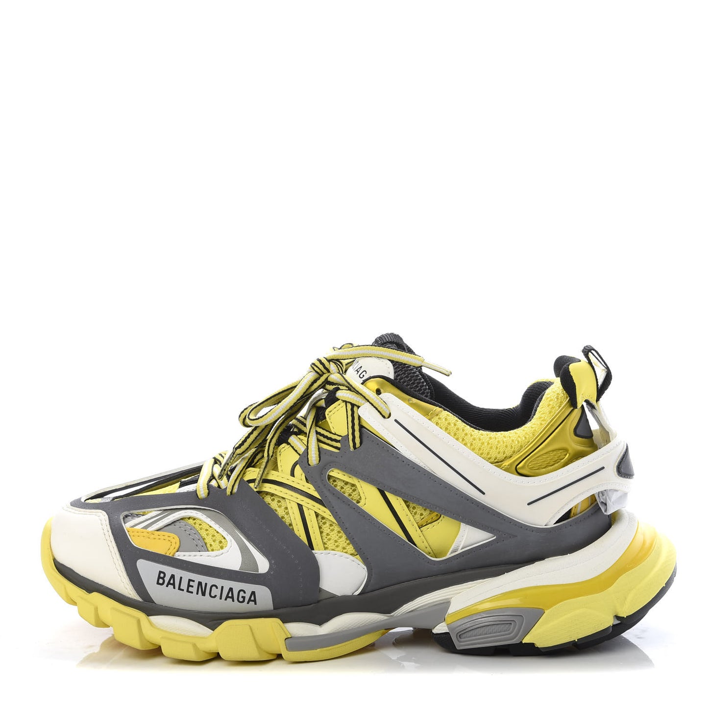 Mesh Nylon Mens Track Sneakers 39 Yellow Black White