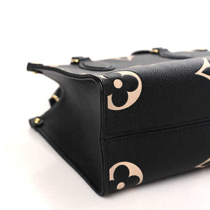 Louis Vuitton Empreinte Monogram Giant Onthego PM Black Beige 7 of 9