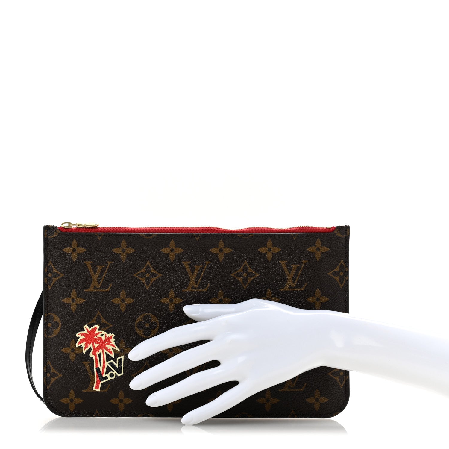 Louis Vuitton Monogram World Tour Neverfull MM GM Pochette 2 of 8