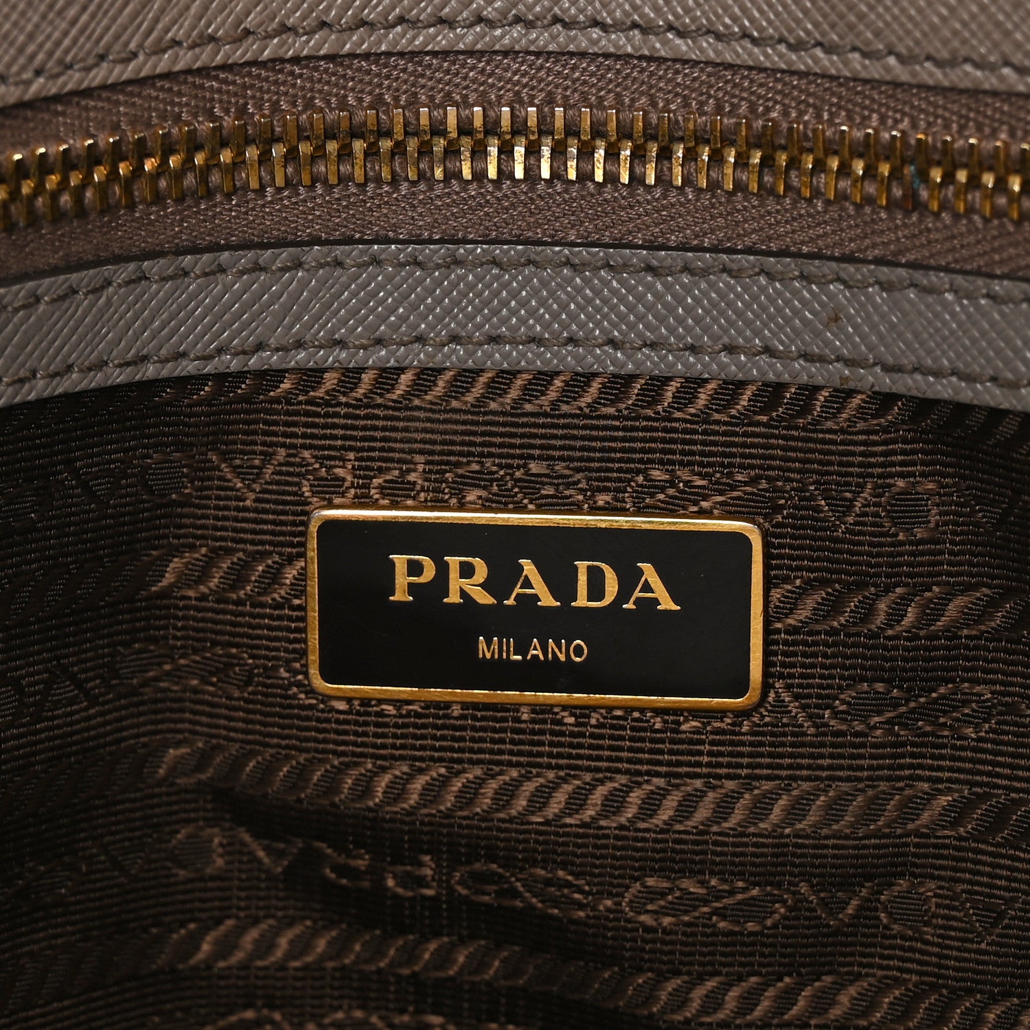Prada Saffiano Large Galleria Double Zip Tote Argilla 6 of 13