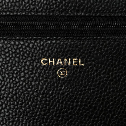 Chanel Caviar Quilted Wallet on Chain WOC Black 6 of 11