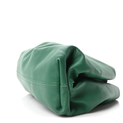 Bottega Veneta Smooth Butter Calf The Pouch Oversized Clutch Racing Green 10 of 10