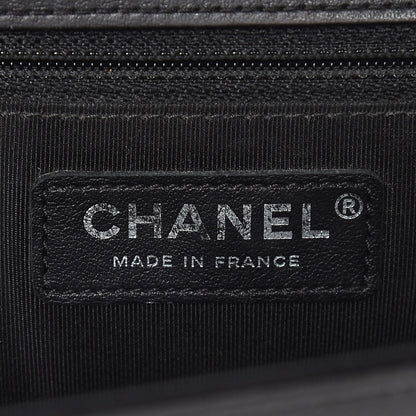 Chanel Calfskin Quilted New Medium Boy Flap So Black 6 of 8
