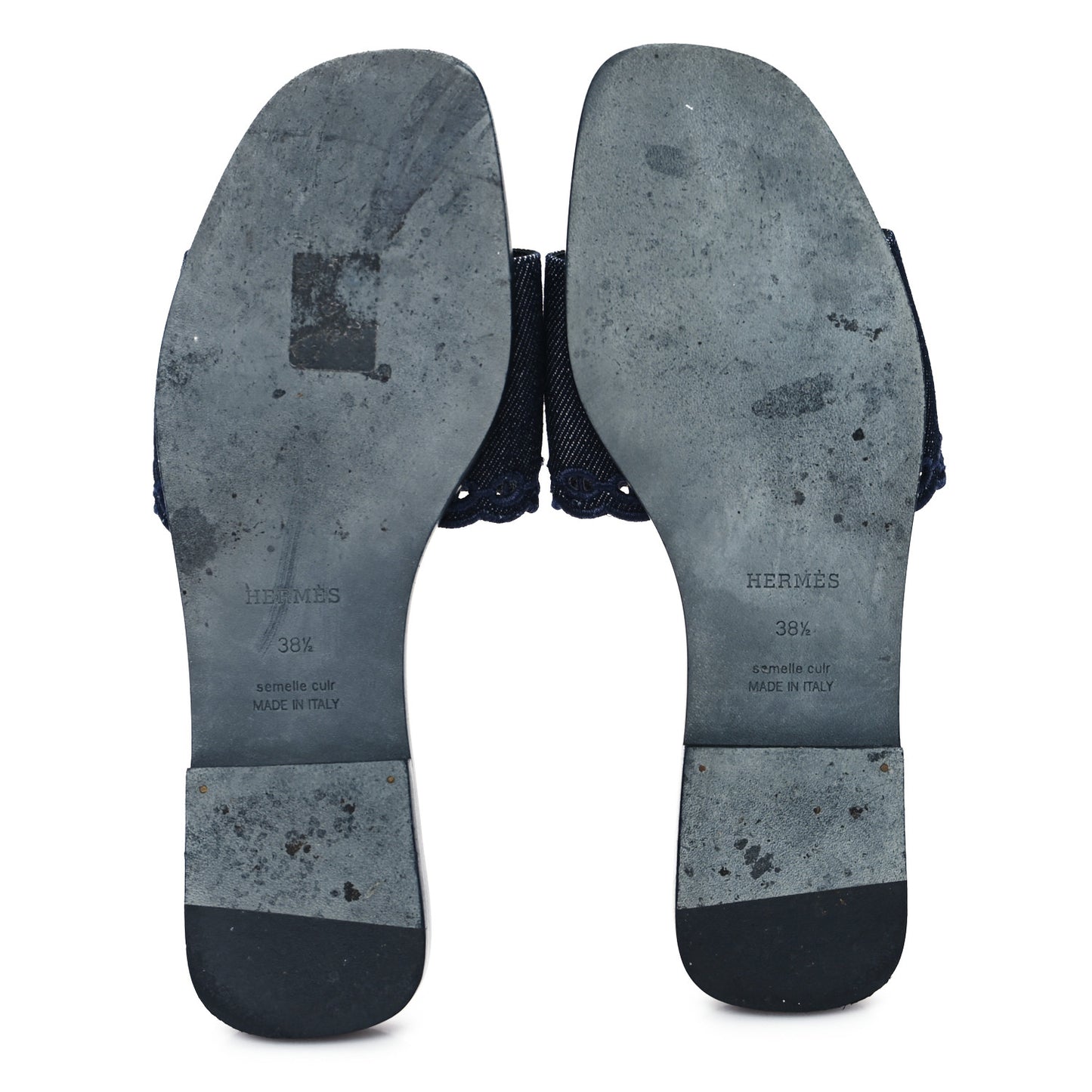 Denim Chaine d'Ancre Gaelle Sandals 38.5 Blue