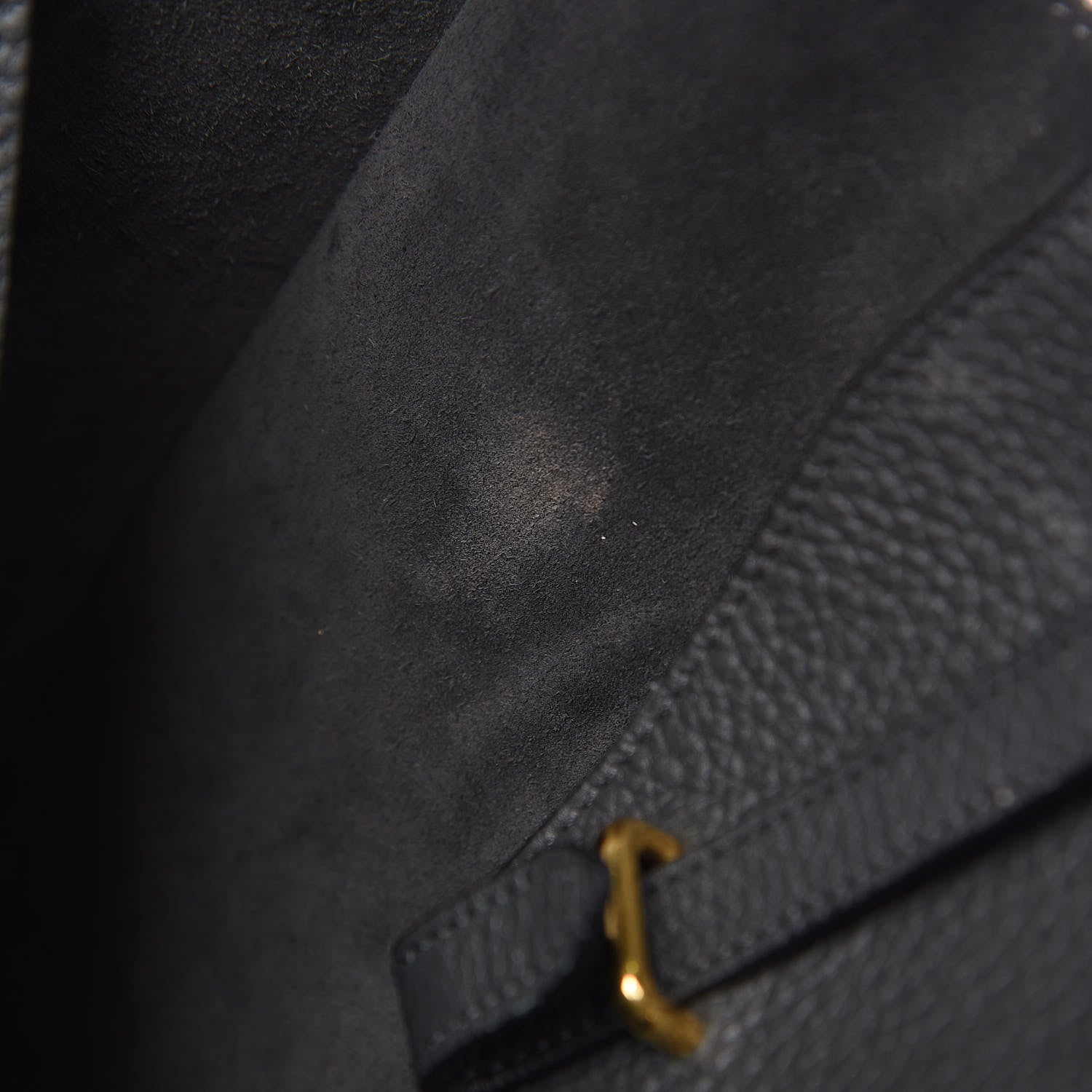 Celine Crisped Calfskin Medium Tie Knot Tote Anthracite 8 of 15