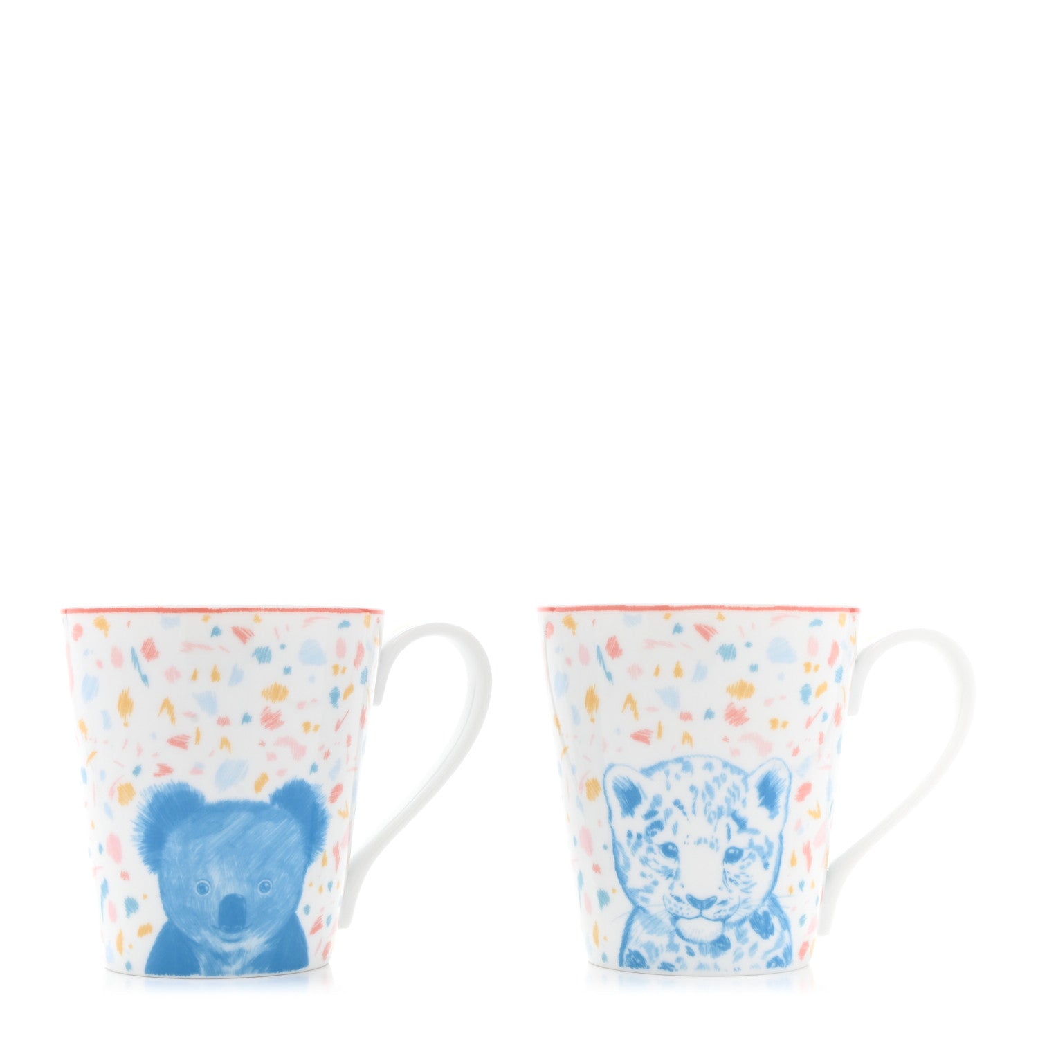 Hermes Porcelain Passe-Passe Mug Set of 2 1 of 9