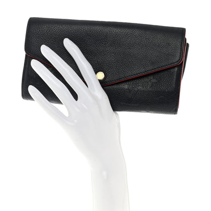 Louis Vuitton Empreinte Sarah Wallet NM Marine Rouge 2 of 14