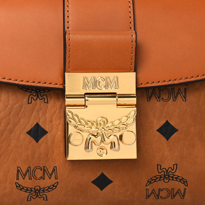 MCM Visetos Small Tracy Shoulder Bag Cognac 8 of 12