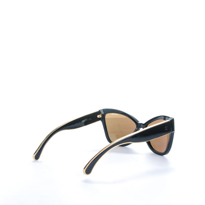 Chanel Acetate CC Cat Eye Sunglasses 5271 Black 3 of 6