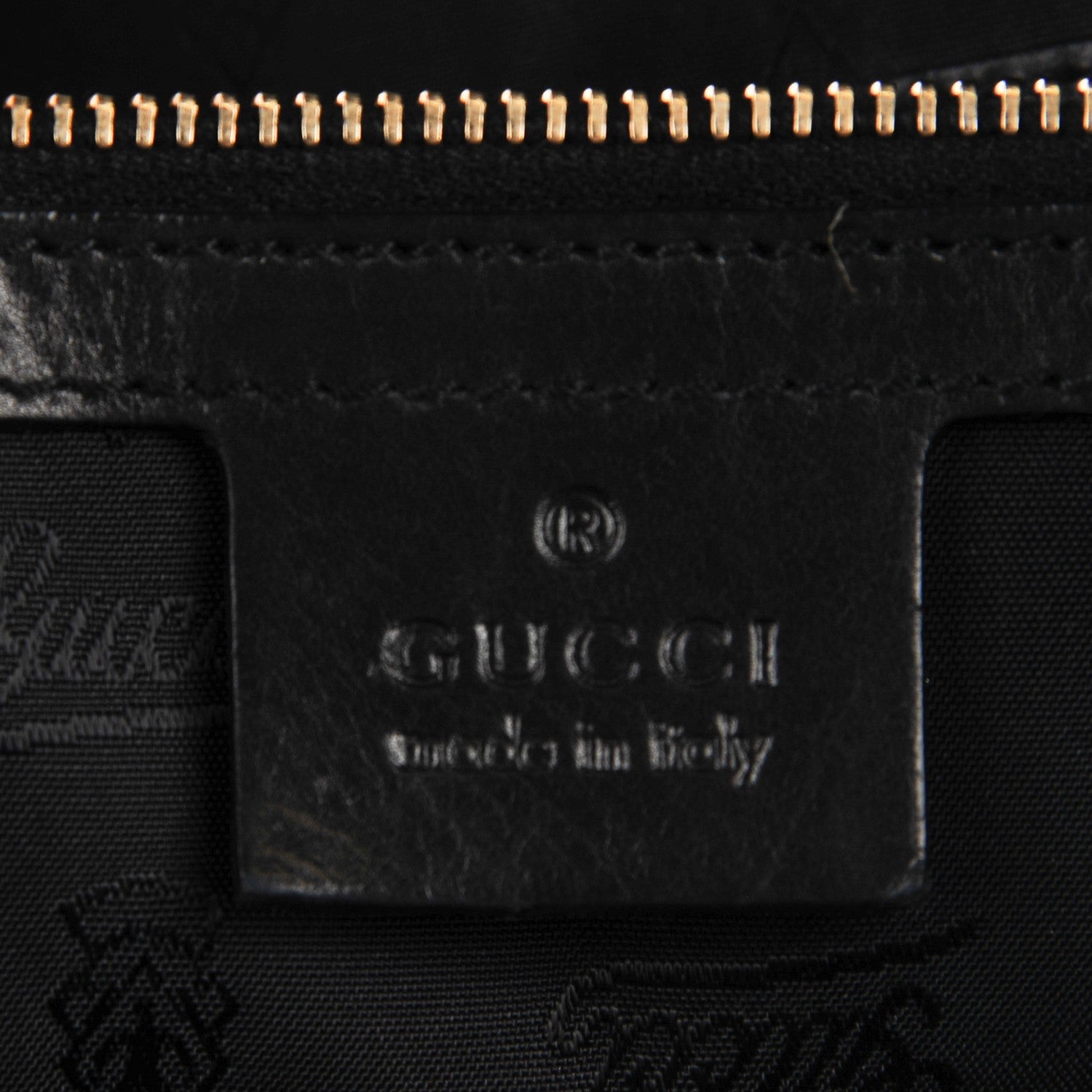 Gucci Leather Large Hysteria Clutch Black 6 of 7