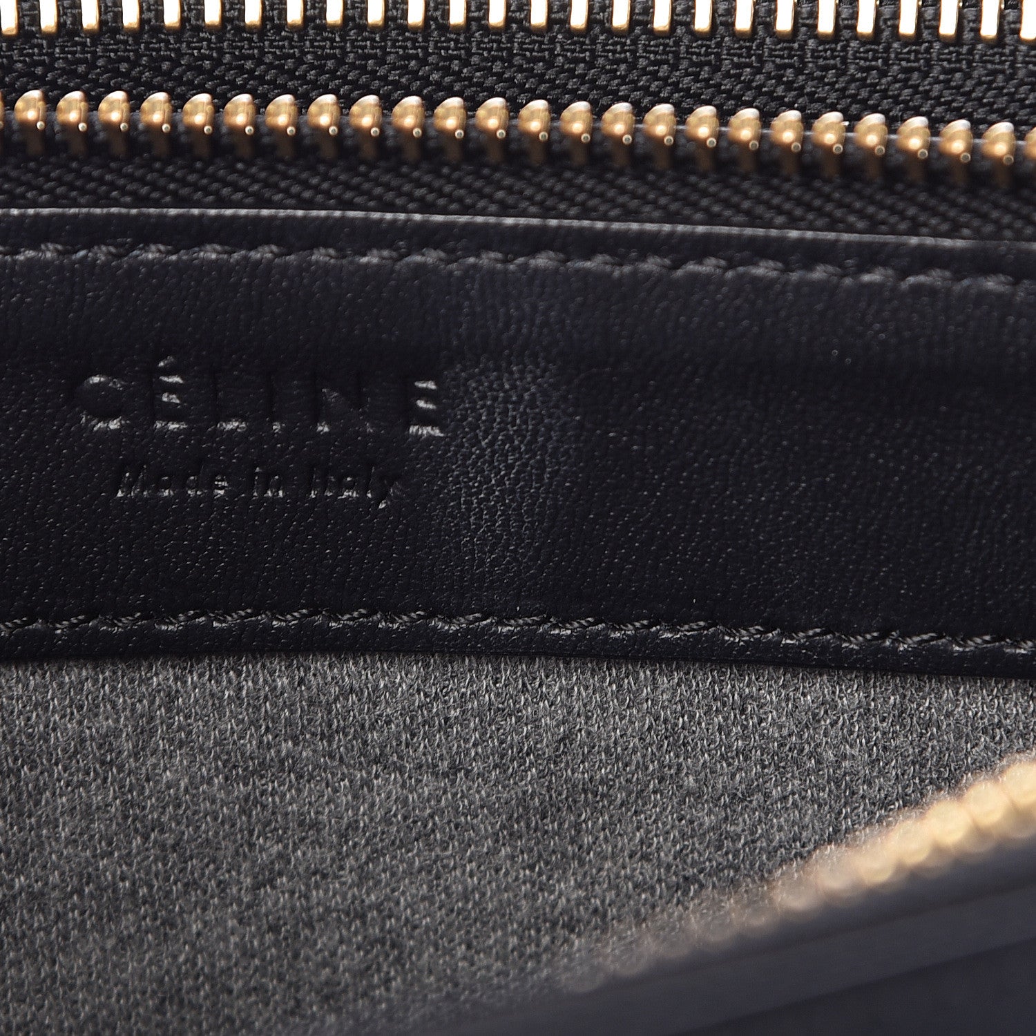 Celine Lambskin Large Trio Crossbody Bag Black 11 of 14