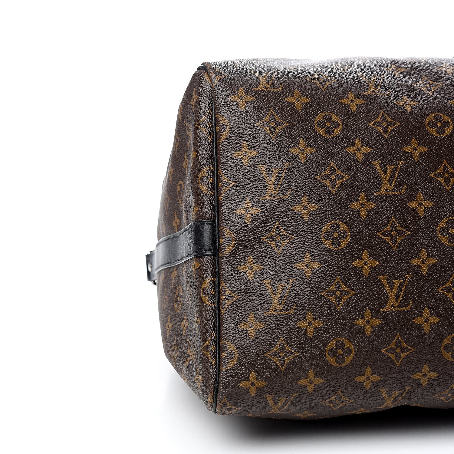 Louis Vuitton Monogram Macassar Keepall Bandouliere 55 7 of 9