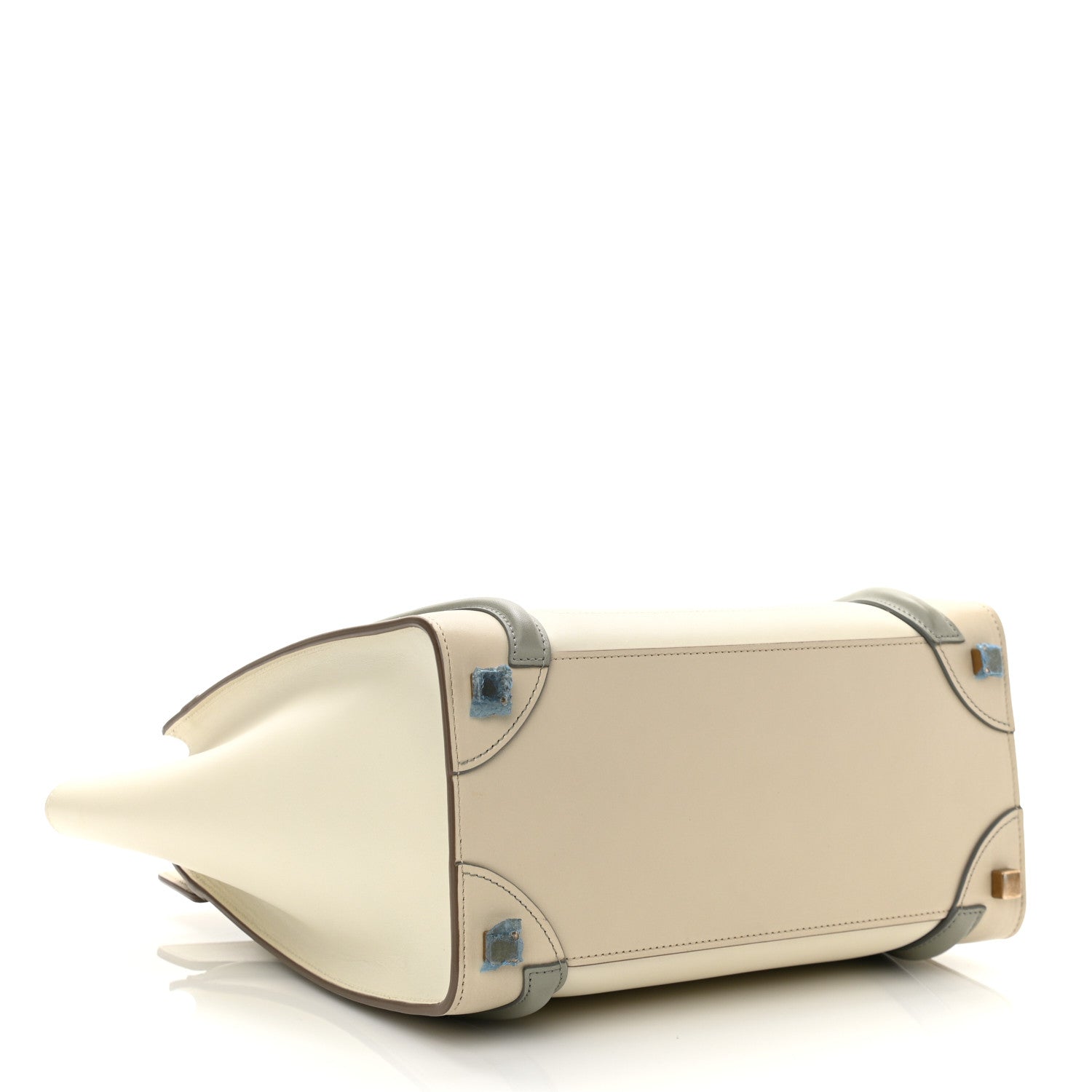 Celine Shiny Smooth Calfskin Micro Tri-Color Luggage Natural 4 of 12