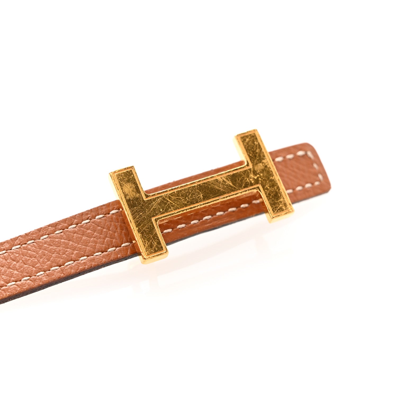 Hermes Swift Epsom 13mm Focus Belt 65 Black Gold 6 of 7