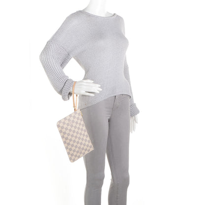 Louis Vuitton Damier Azur Neverfull MM GM Pochette 2 of 8