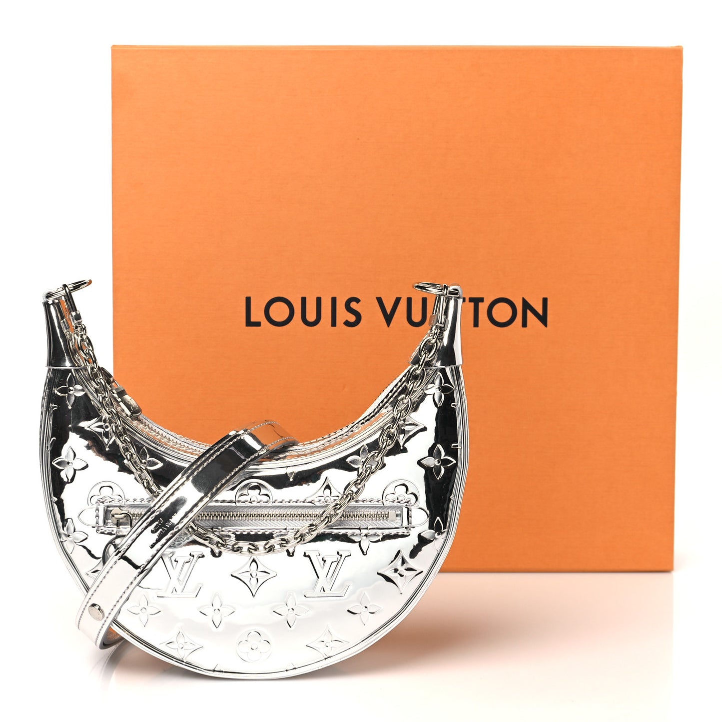 Monogram Miroir Loop PM Silver