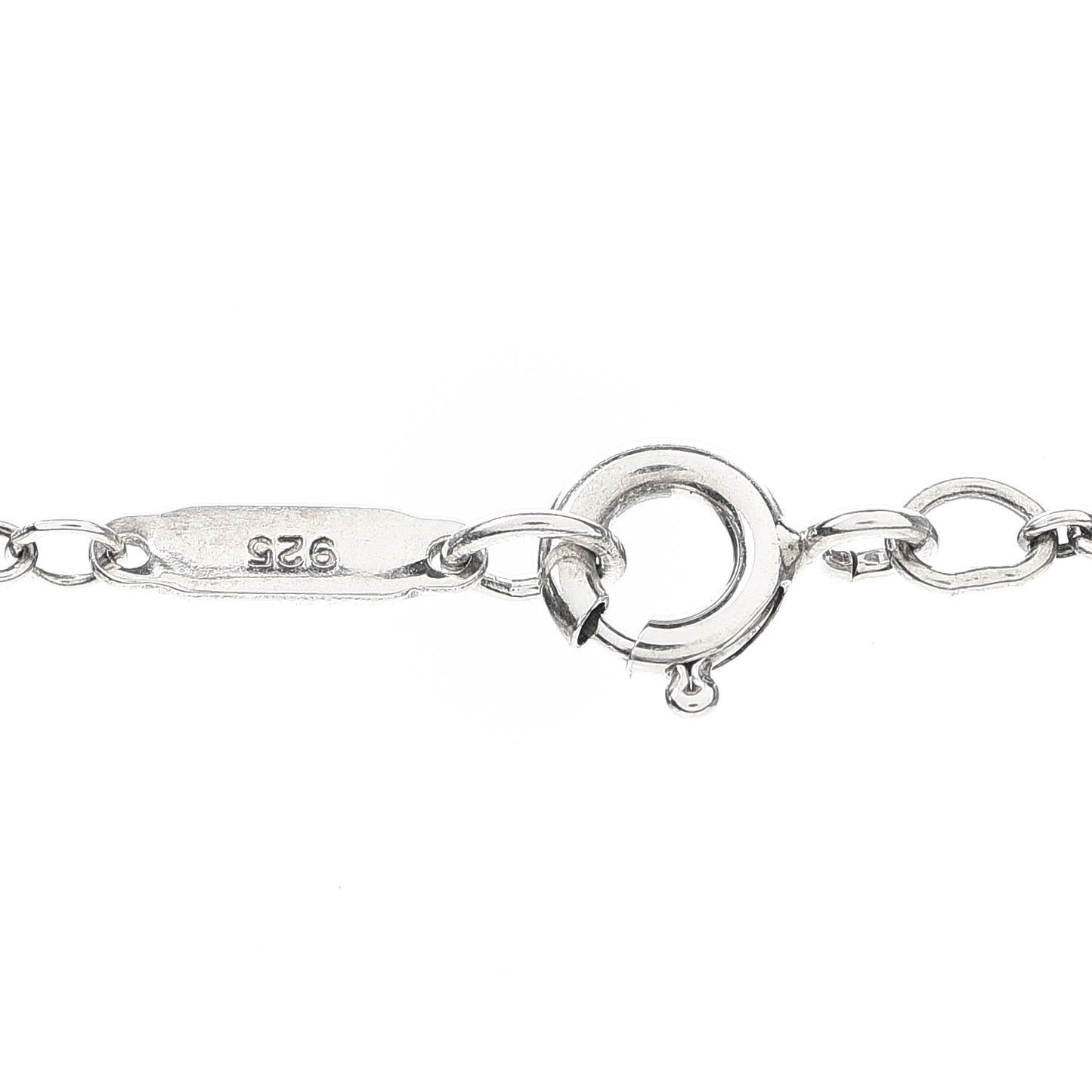 Sterling Silver 1837 Round Pendant Necklace