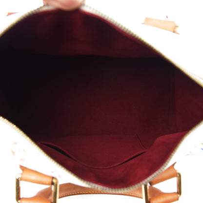 Louis Vuitton Monogram Multicolor Speedy 30 White 4 of 8