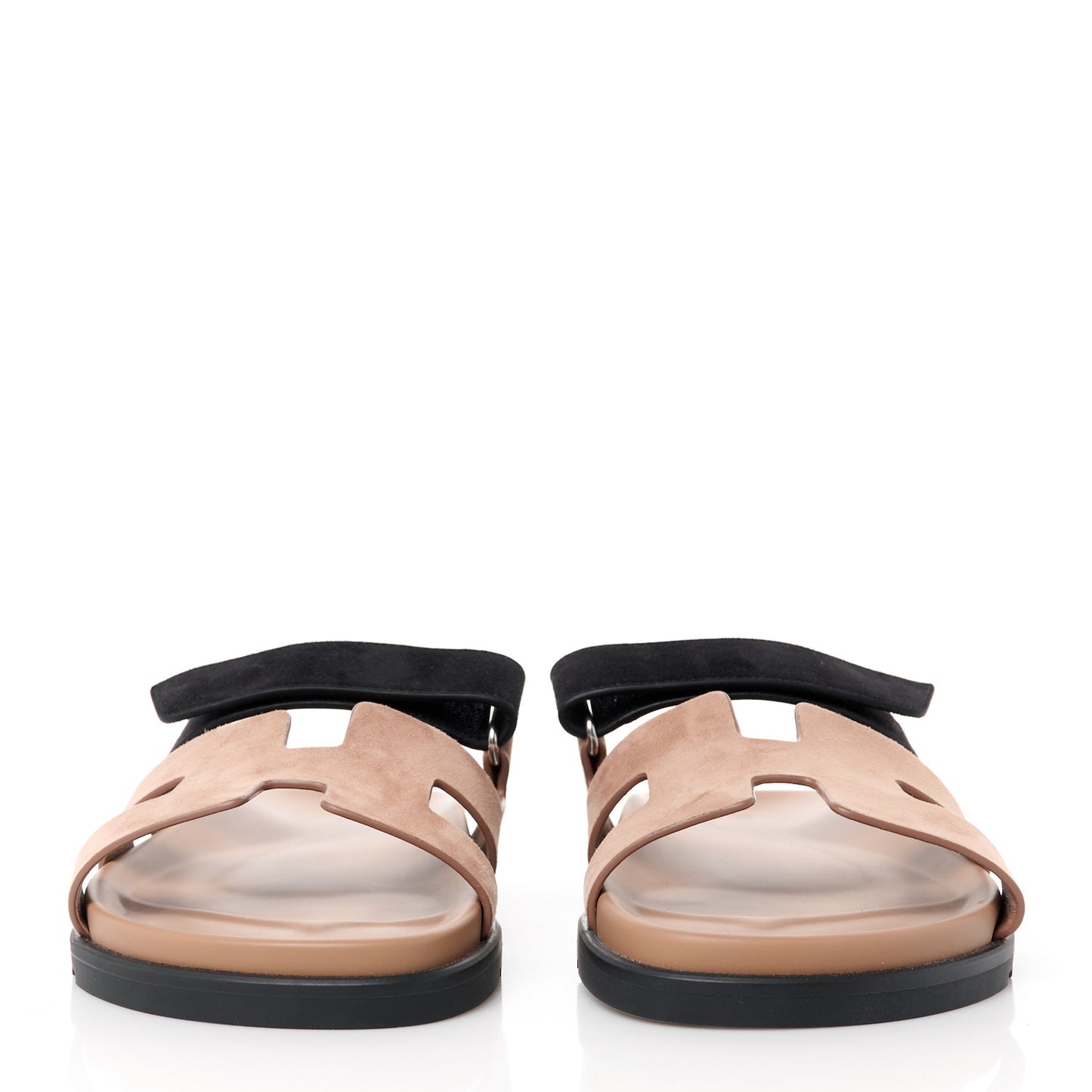 Suede Goatskin Womens Chypre Sandals 41 Rose Perle Black