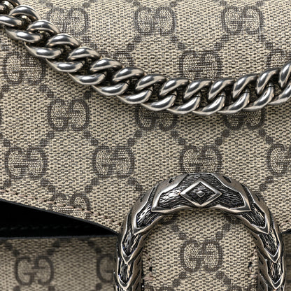 Gucci GG Supreme Monogram Small Dionysus Shoulder Bag Black 8 of 14