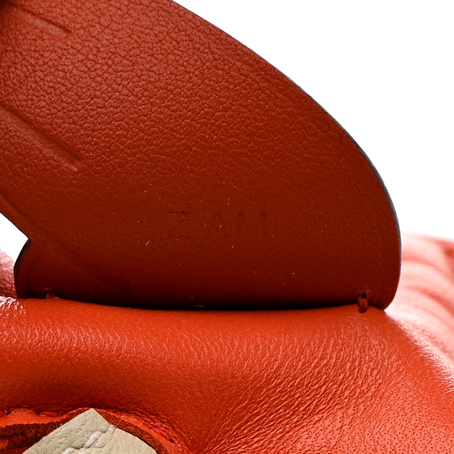 Milo Lambskin Grigri Rodeo Pegase Horse Bag Charm PM Orange Poppy Craie Terre Battue