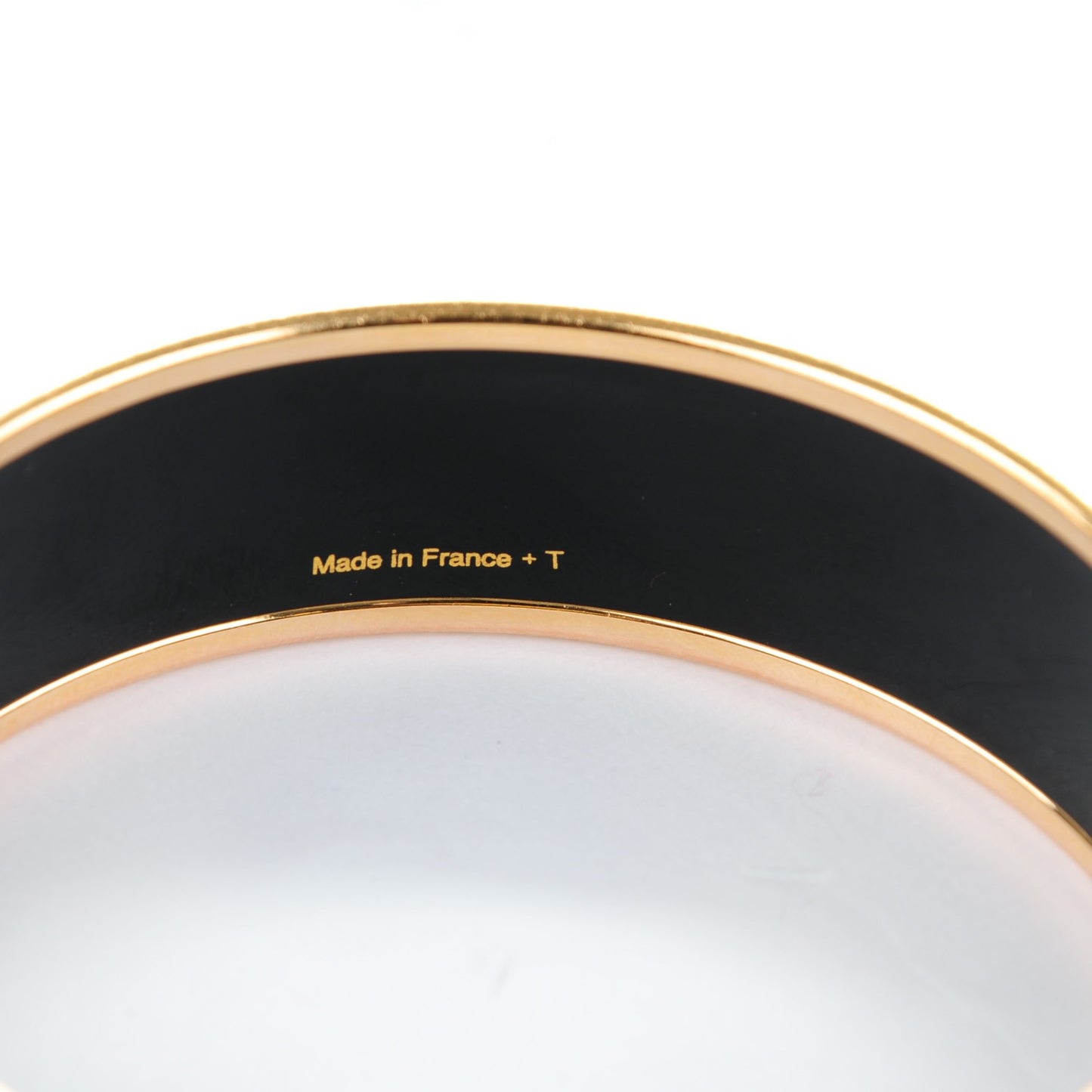 Enamel Printed Wide Perspective Cavaliere Bracelet 62 Rose Gold