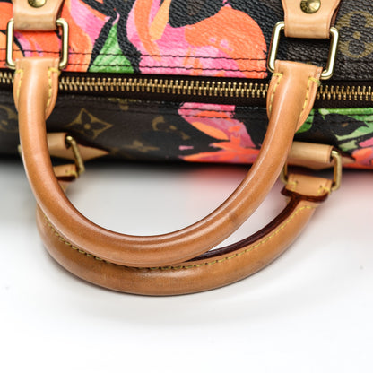 Louis Vuitton Monogram Roses Speedy 30 8 of 10